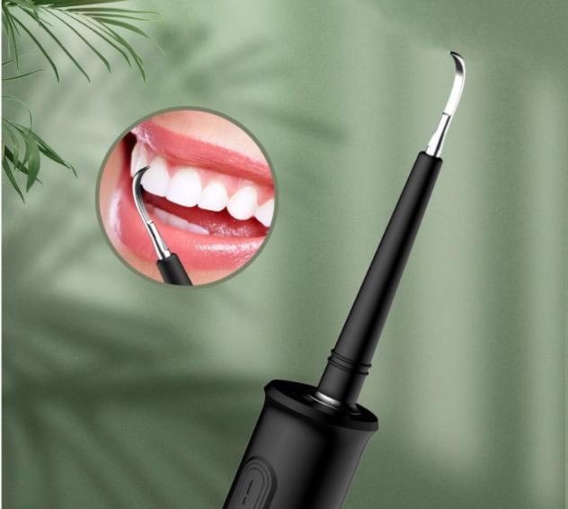 Elektrisk tandrengörare med 3 rengöringshuvuden - tandborte, tandsten, tunga (2 av 5)