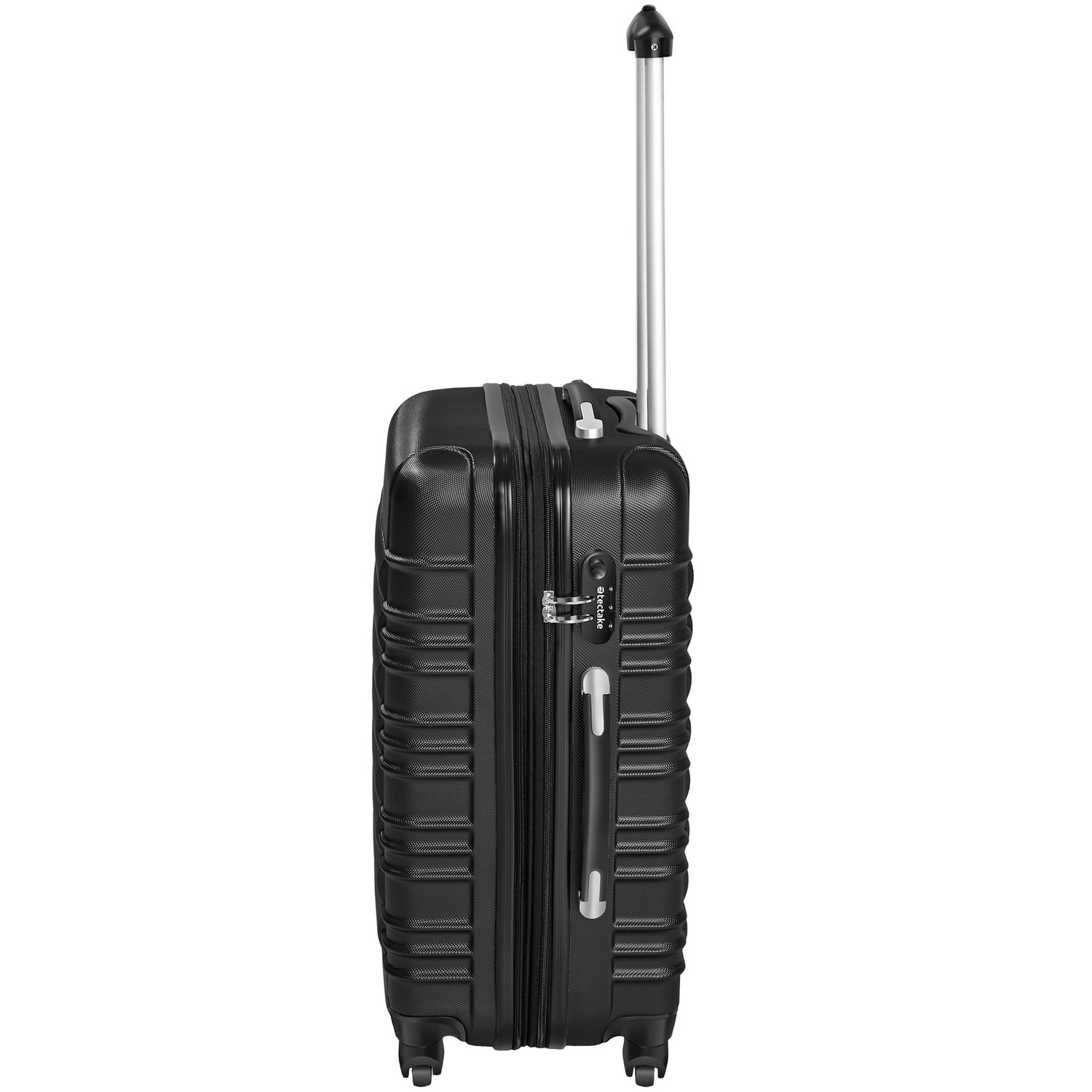 Resväskeset Mila - 4 resväskor, bagage med bagagevåg och namntaggar - svart (10 av 12)