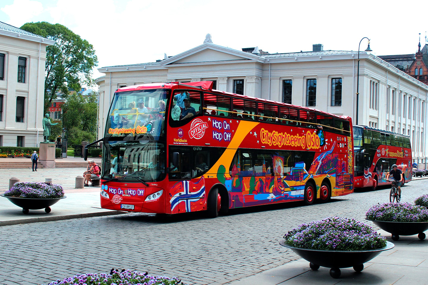 2 for 1 pers på sightseeingbuss i Oslo (1 av 8)