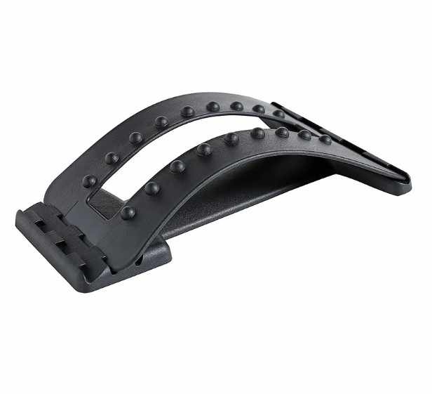 Ryggsträckare / Ländryggsstöd 3-stegs - Svart