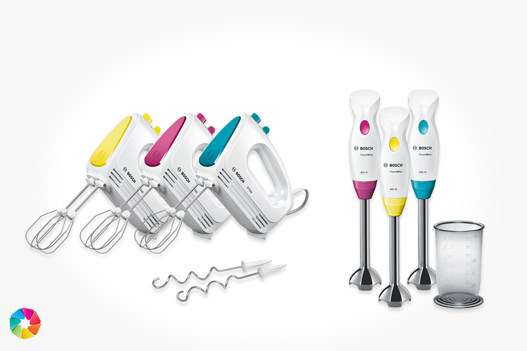 Elvisp Och Stavmixer Fran Bosch