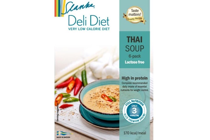 Slanka Thai soppa 6-pack Laktosfri. Viktnedgång banta