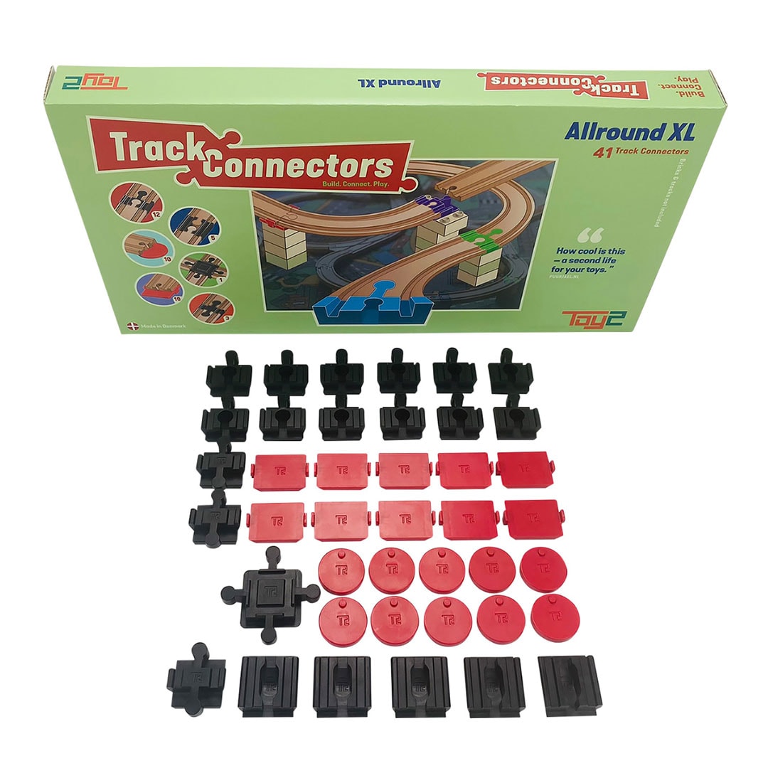 Toy2 Track Connector utbyggnadsset till tågbana XL 41 delar (1 av 19)
