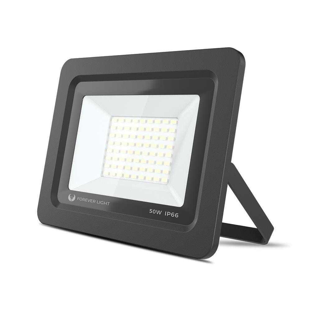 LED Stål spotlight / Floodlight, 50w (220w) Utendørs godkjent (1 av 2)