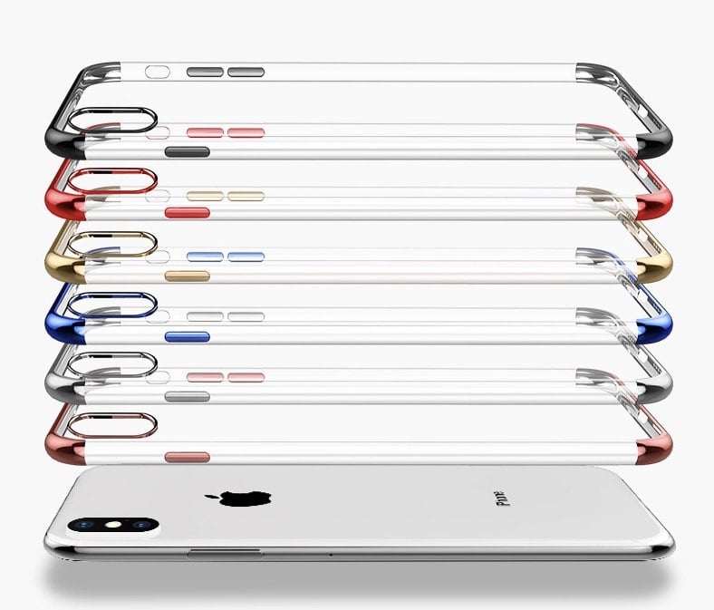 Elektroplated TPU-deksel iPhone 11 med to skjermbeskyttere. (4 av 9)