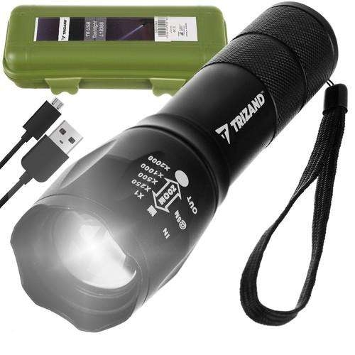 Product Image for CREE LED T6 Ficklampa – Kraftfull med Inbyggt Batteri