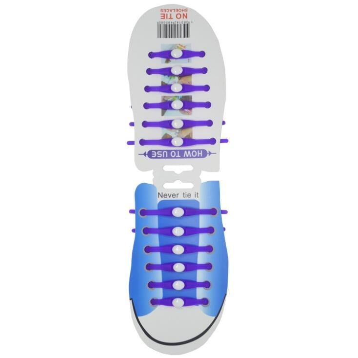 Smart sko snøring i silikon 2-pack (6 av 10)