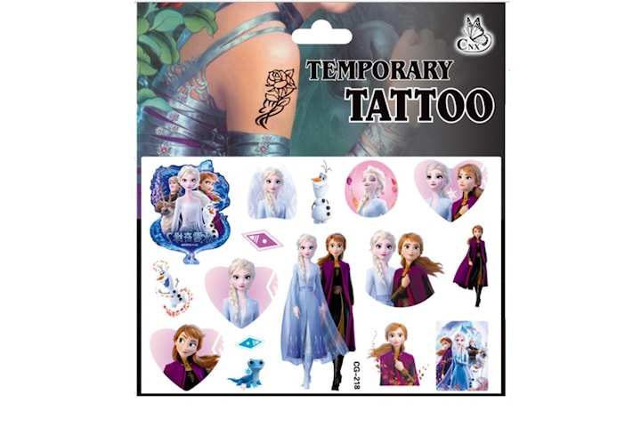 Frozen tatueringar - 15st - Barntatueringar - Elsa, Anna, Frost
