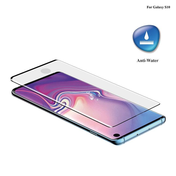 Skärmskydd Samsung Galaxy S10 Härdat glas Transparent (3 av 19)