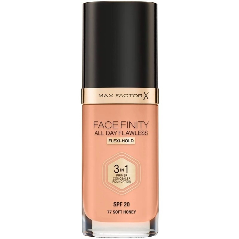 Product Image for Max Factor Facefinity 3 In 1 Foundation 77 Soft Honey