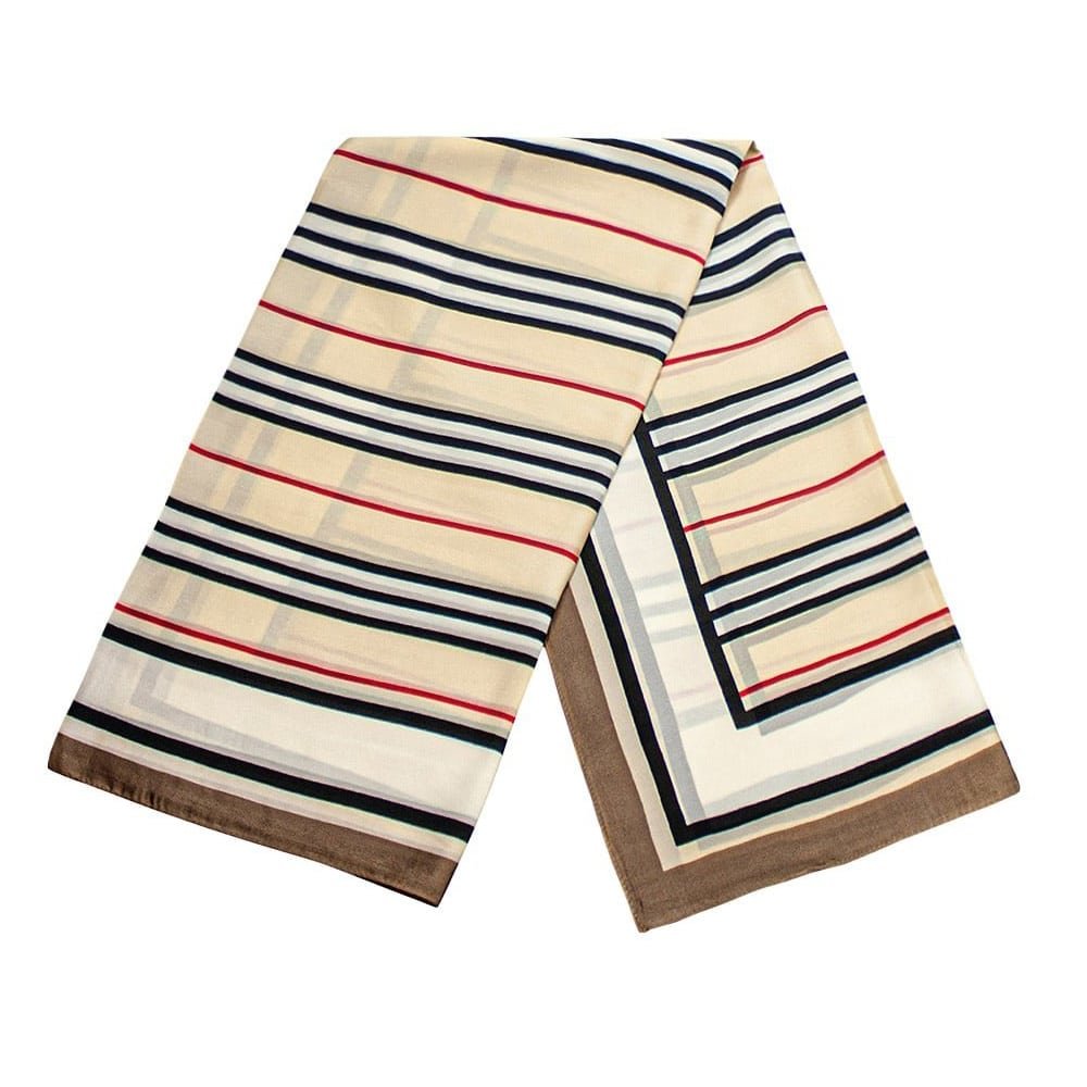Product Image for Randig scarf - Brun, Nr. 32