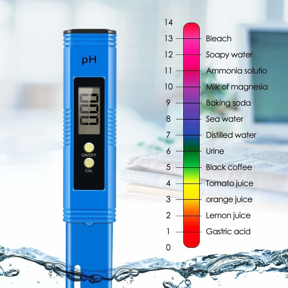 Digital pH mätare för vatten - blå (7 av 25)