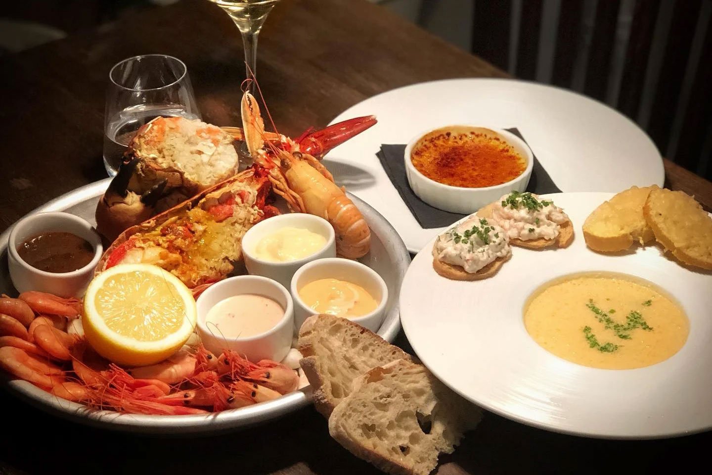 Hummermeny 3-rätters för 2 hos Oyster Bar på Östermalm