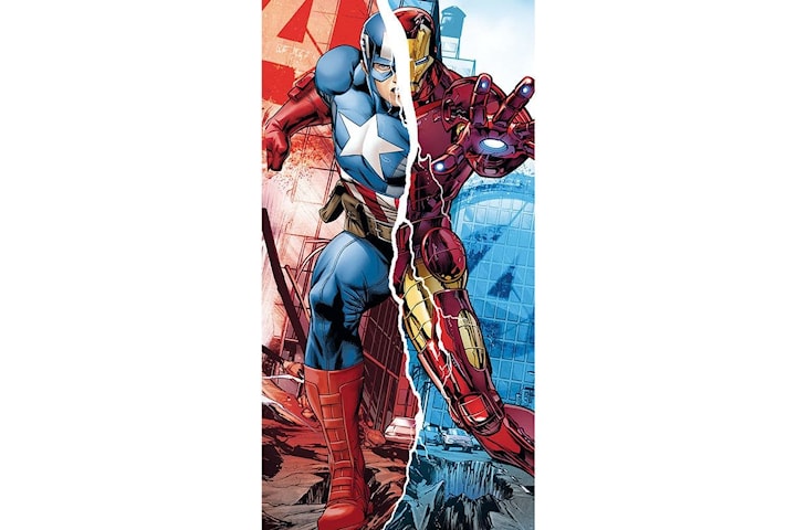 Marvel, Strandhandduk - Captain America/Iron Man