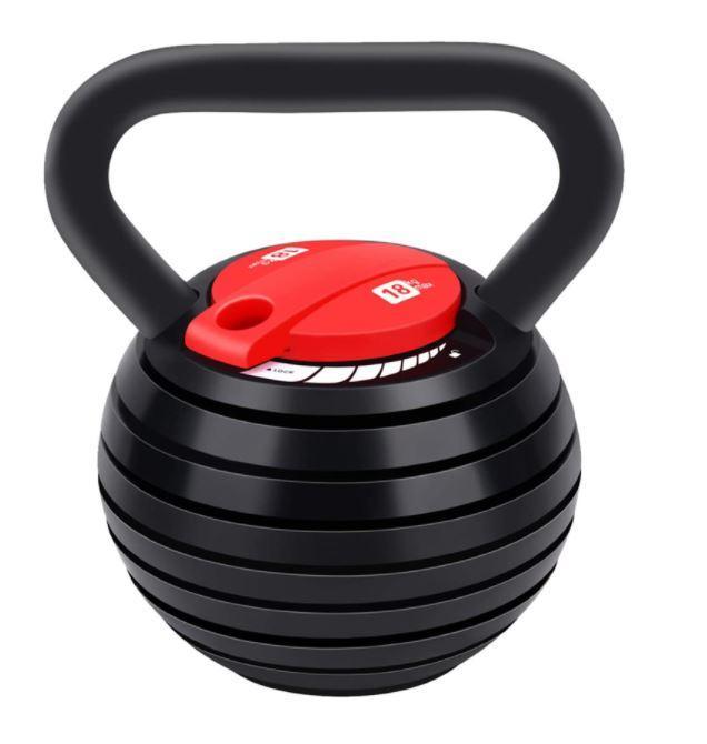 Product Image for Svart Kettlebell 9kg Justerbar