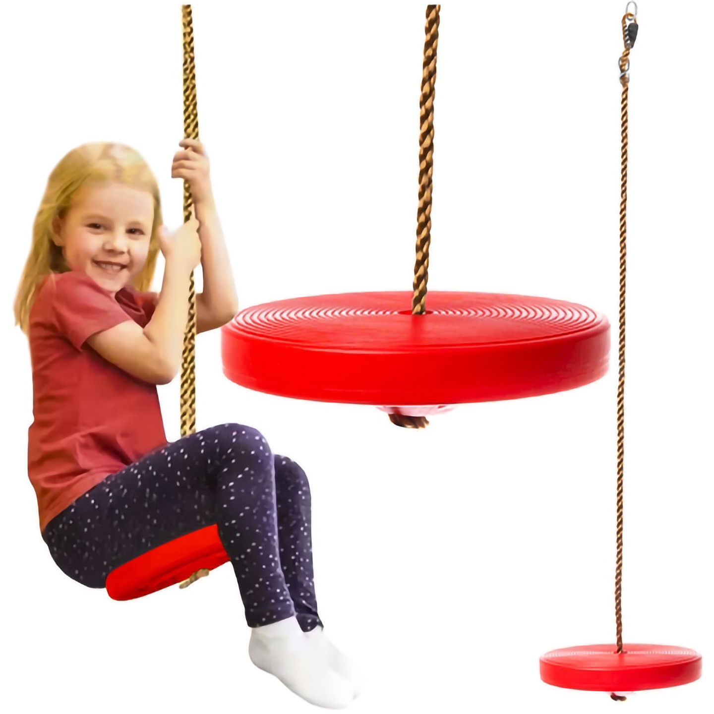 Product Image for Gunga för barn med rund sits och justerbara rep