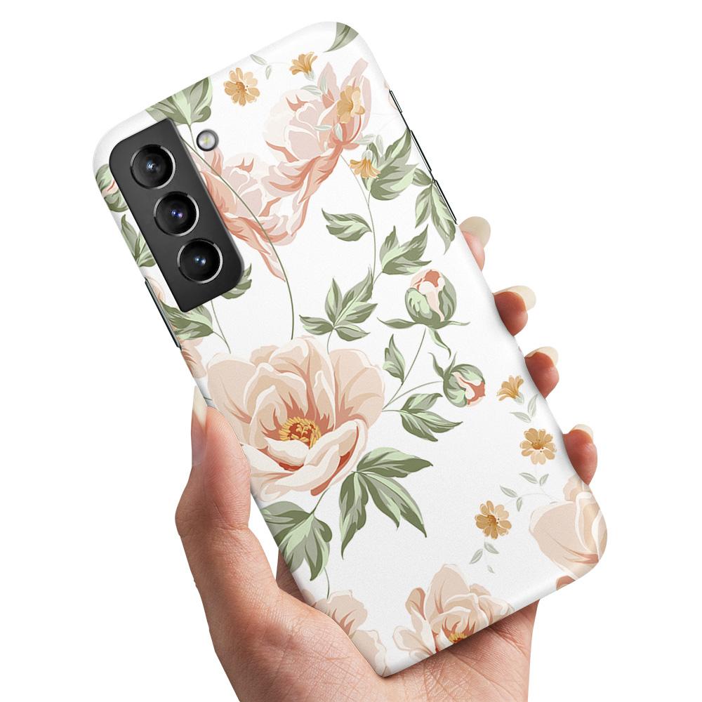 Mobildeksel Blomstermønster for Samsung Galaxy S22
