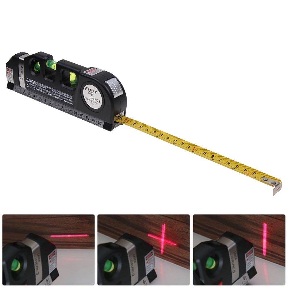 Målebånd med laser og vater (2 av 9)
