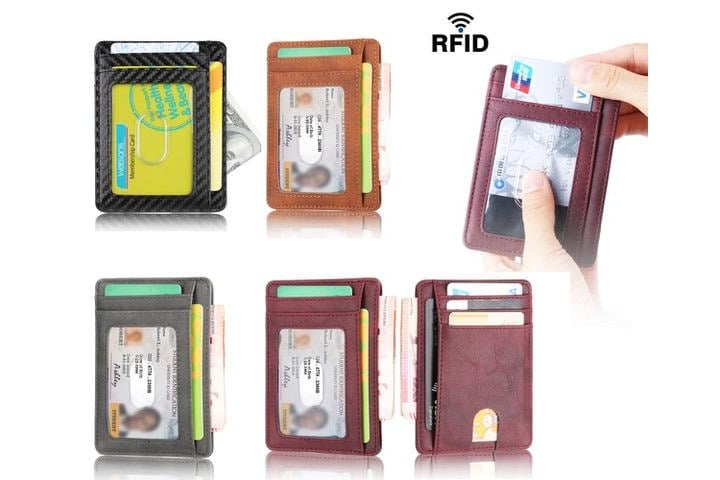 Supertunn RFID Plånbok - 7 kortplatser + sedelficka