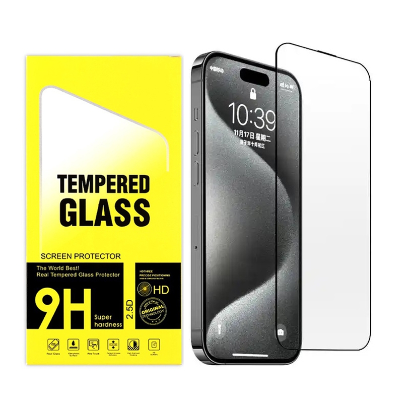 2st Härdat glas iPhone 15 - Skärmskydd