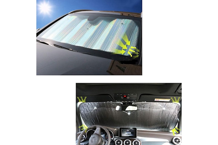 UV-lysbeskyttelse for bilen 130 x 60 cm