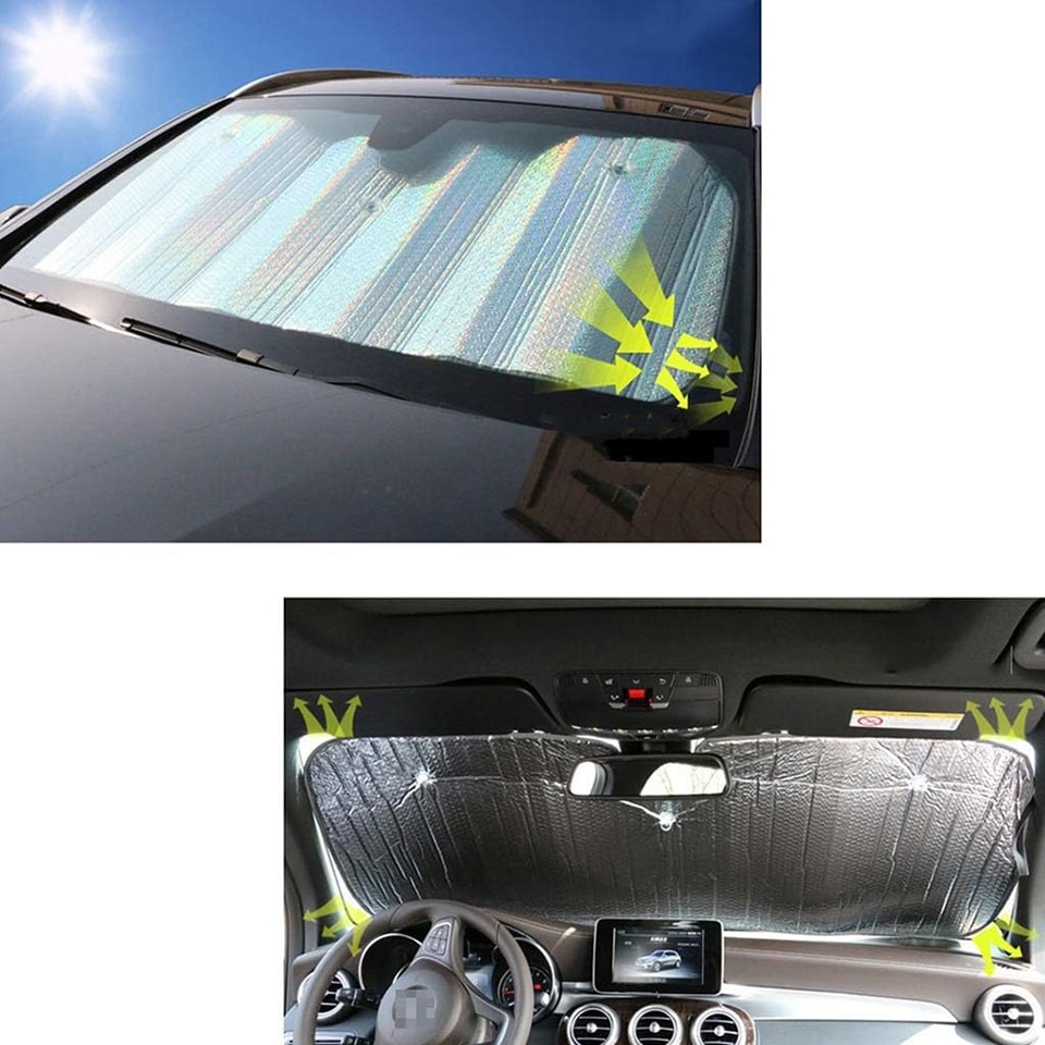 UV ljusskydd för bilen 130 x 60 cm (1 av 5)