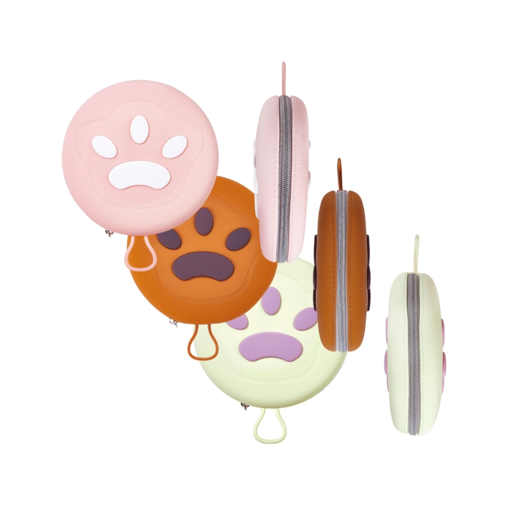 Product Image for Hopfällbar Dubbel Matskål för Husdjur - Perfekt för Resan