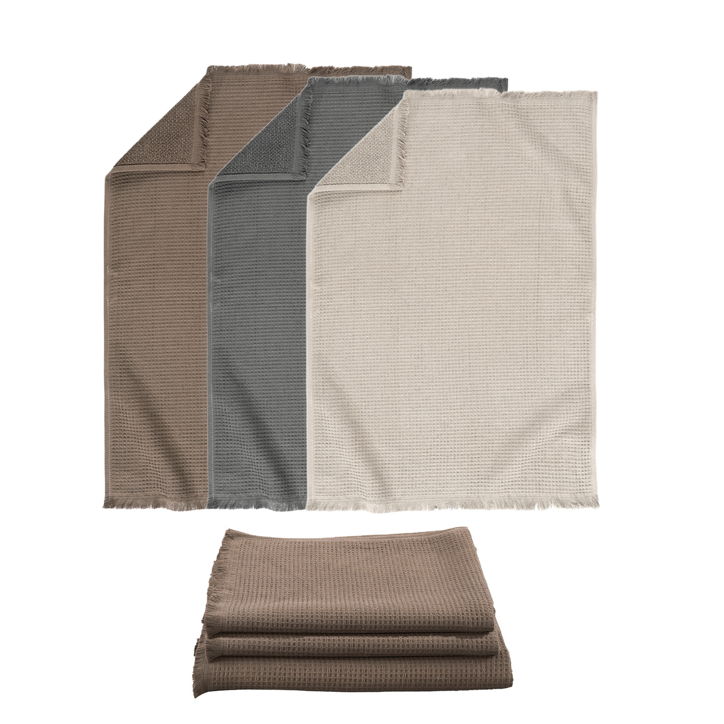 Borganäs of Sweden Haze frotté handdukar, 3-pack