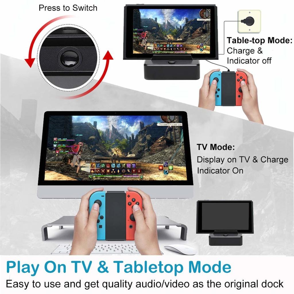 Nintendo Switch laddstation och HDMI-adapter (10 av 23)