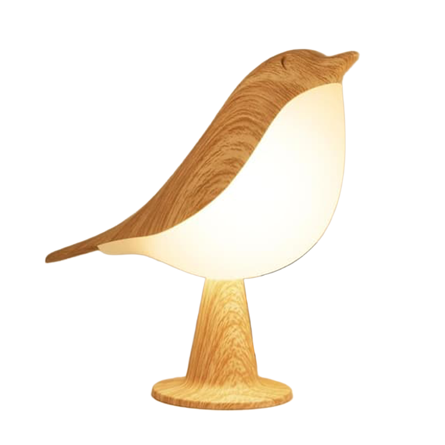 Trådløs fuglelampe med berøringssensor og 3 lysmoduser