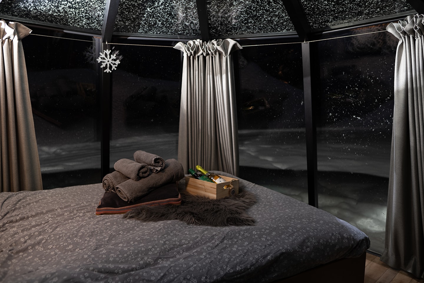 Overnatting for 2 i Glass Luxury suite i Jokkmokks villmark (10 av 23)