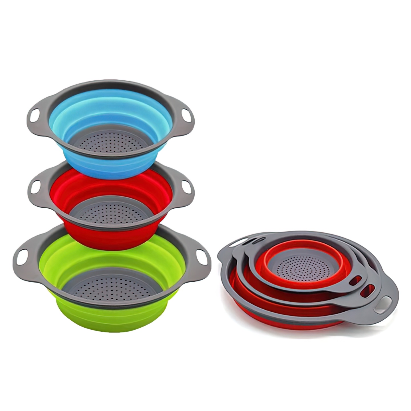 Product Image for Sammenleggbare Dørslag / Siler 3-pak