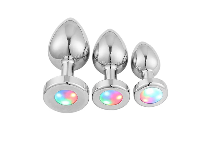 Buttplug Silver 3-pack