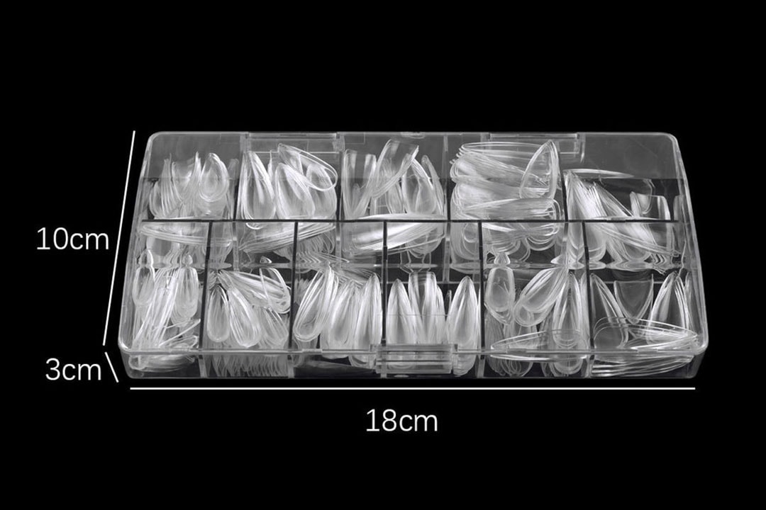 Løsnegler transparent 500-pack (3 av 10)
