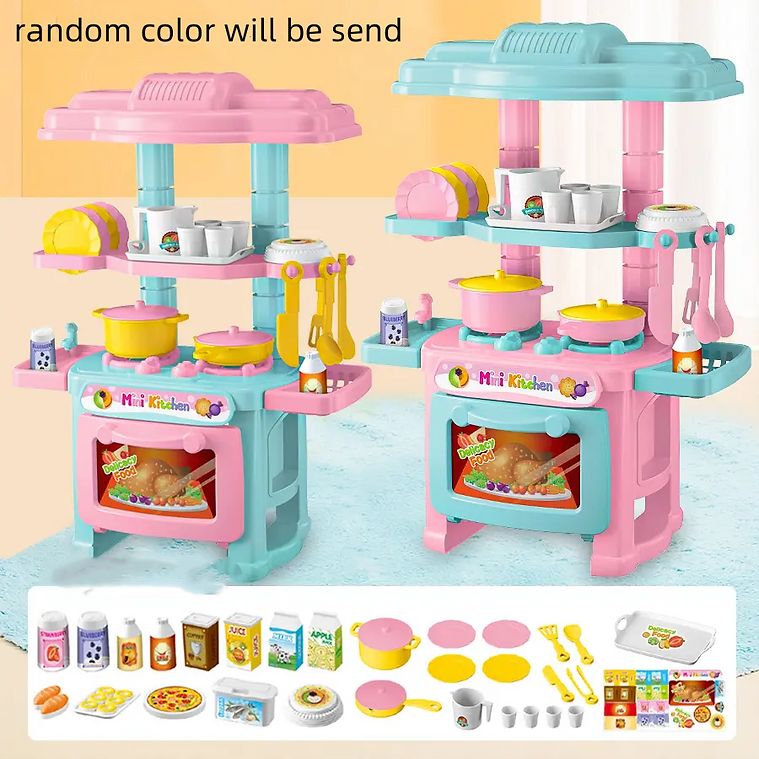 Mini kjøkken-lekesett med 48 deler (3 av 7)
