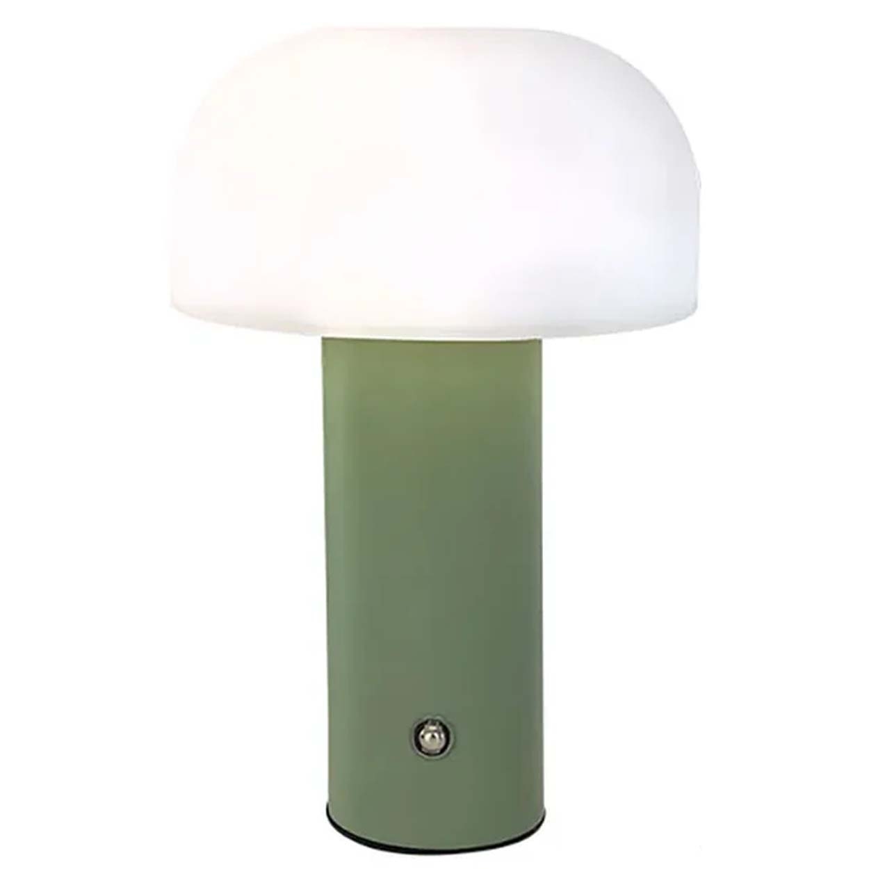 Retro Bordslampa Svamp - Trådlös Uppladdningsbar LED Lampa Grön