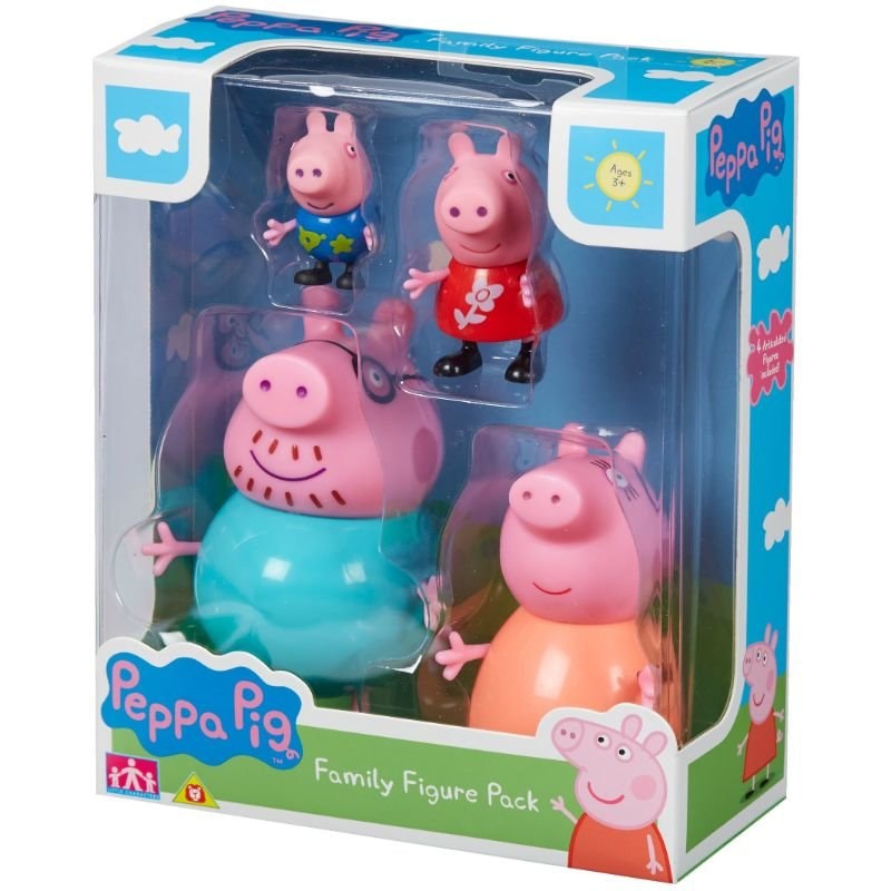 Greta Gris / Peppa Pig, Familj Figurpaket (1 av 2)