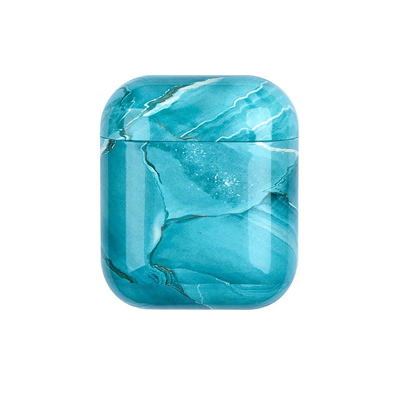 Product Image for Skyddsfodral till AirPods - Turkos Marmor