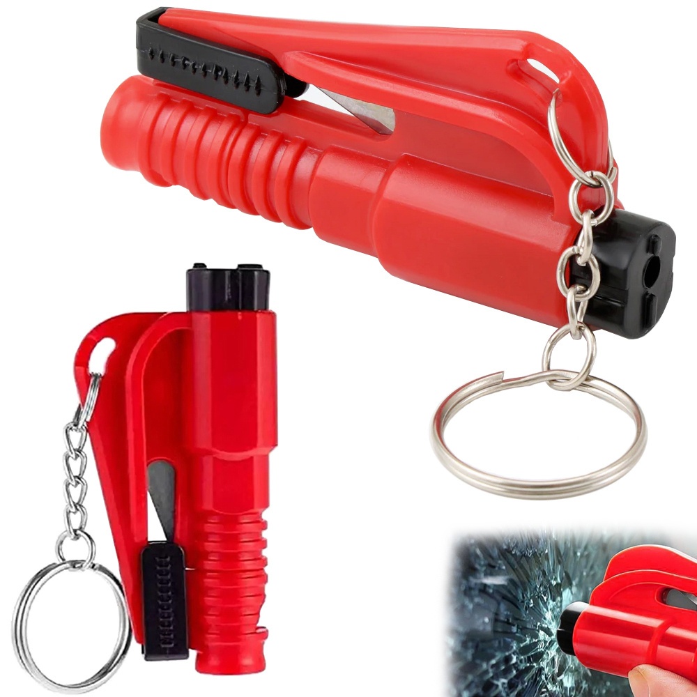 Sikkerhetshammer med nøkkelring