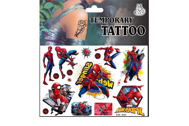 Spiderman tatueringar - 15st - Barn tatueringar - Avengers