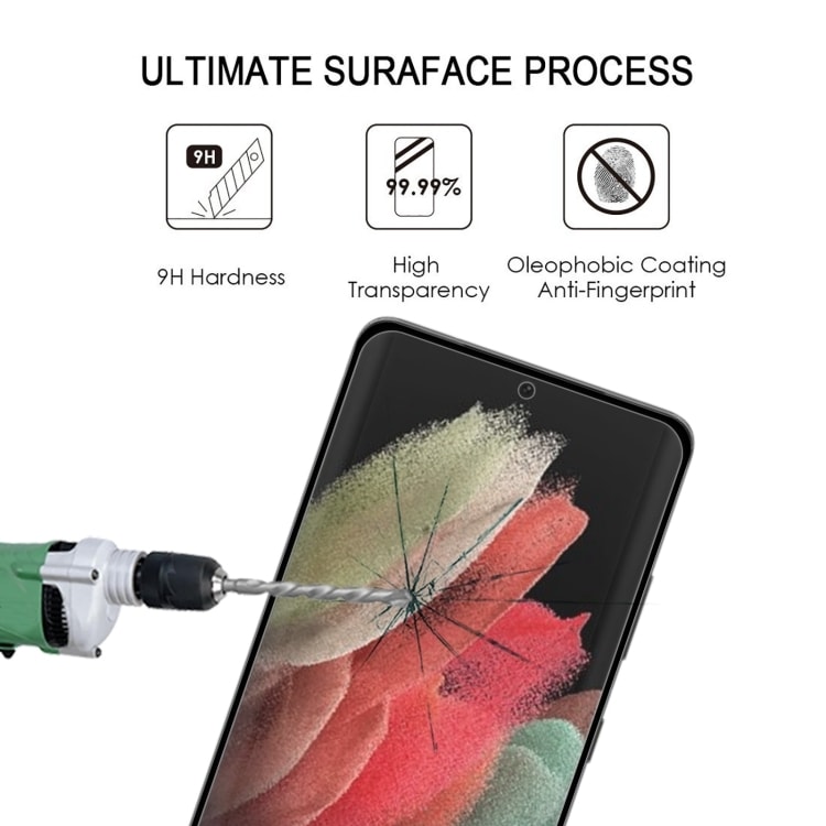 Samsung Galaxy S23 Ultra - Heltäckande Härdat Skyddsglas (6 av 8)