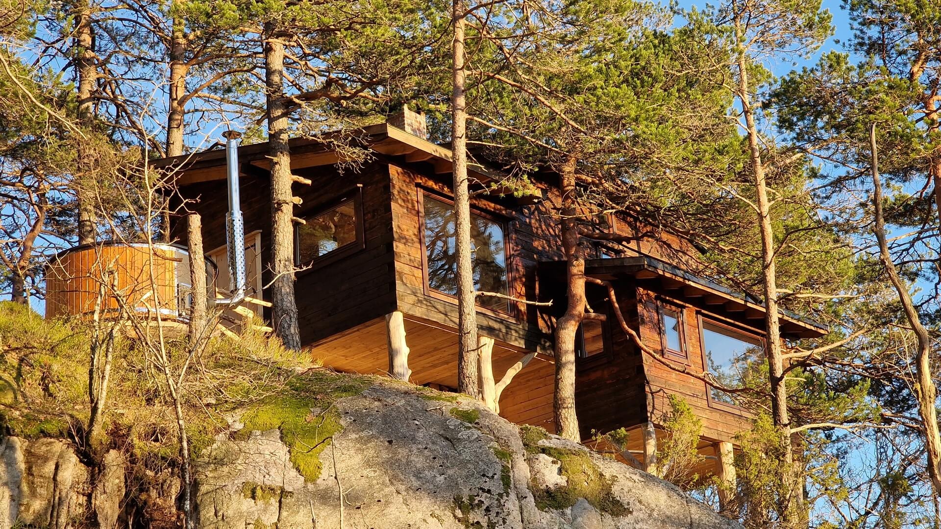 Fiddan TreeTop: Övernattning för 2 i Cliff Cabin i södra Norge (9 av 10) (10 av 10)