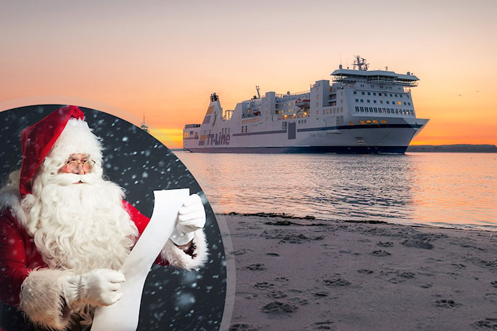 Julresa för 2 till Lübeck inkl. bil, hytt och 1 natt på hotell med TT-Line