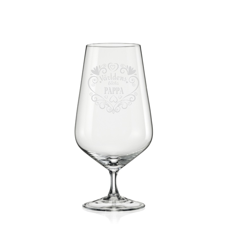 Nybro Glasbruk Världens bästa - ölglas 54 cl