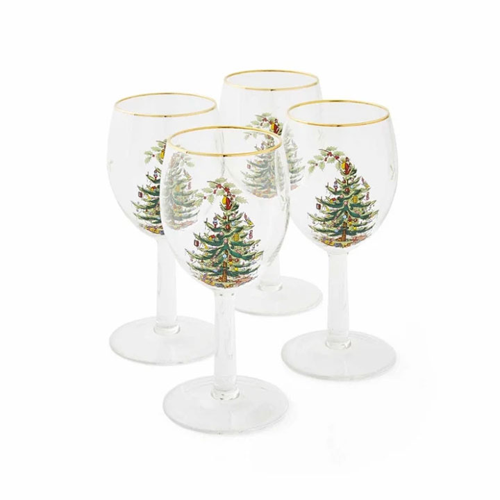 Spode Christmas Tree vinglas 36 cl 4-pack