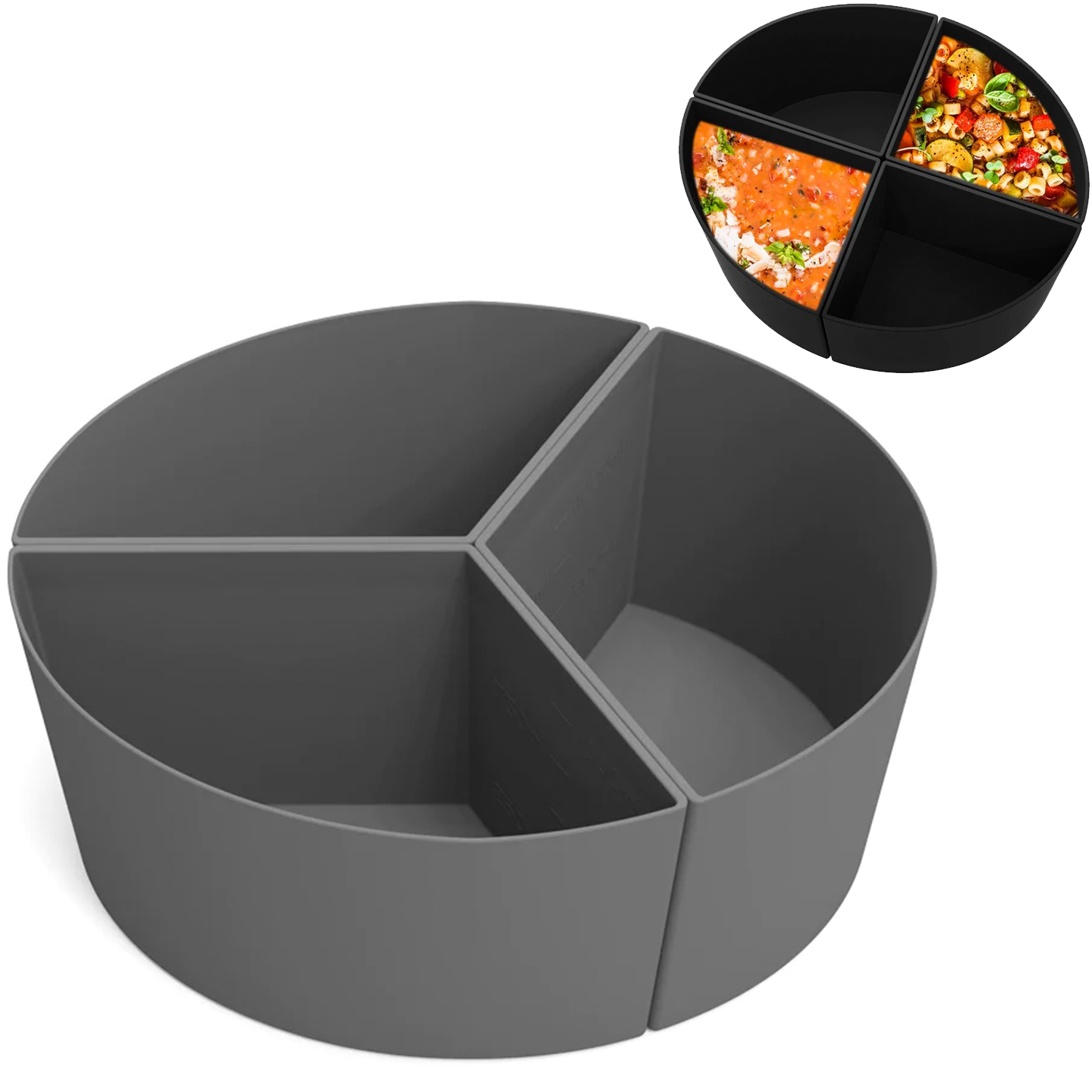 Silikon Einsatz Für Slow Cooker - Lebensmittelecht & Wiederverwendbar