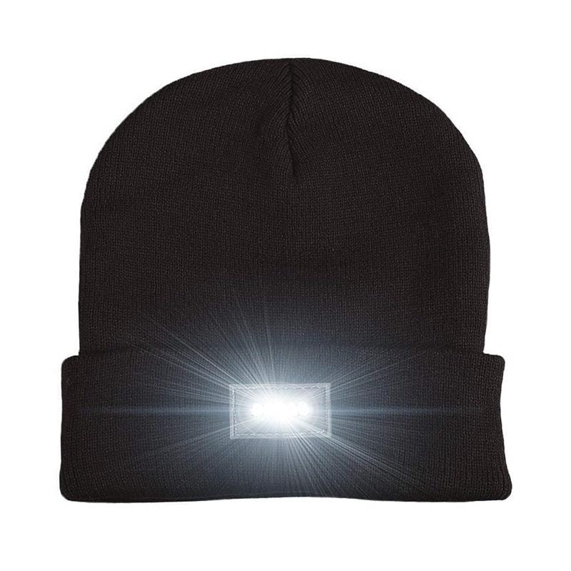 LED-hatt med fem innebygde lys - svart (5 av 7)