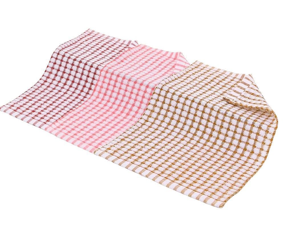 Tre kjøkkenhåndklær i tre forskjellige farger (2 av 14)