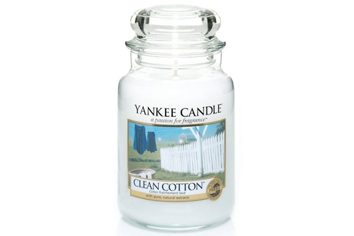 Yankee Candle Classic Large Jar Clean Cotton Candle 623g