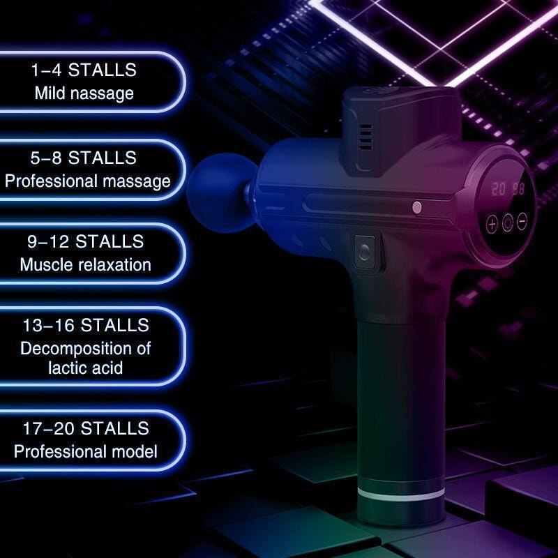 Massagepistol med LCD Touch skärm 20 nivåer C4U®  (7 av 8)